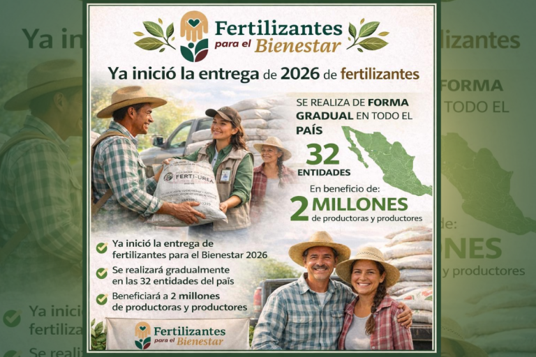 Gobierno Federal continua con la entrega gratuita de fertilizantes al sur de Nuevo León