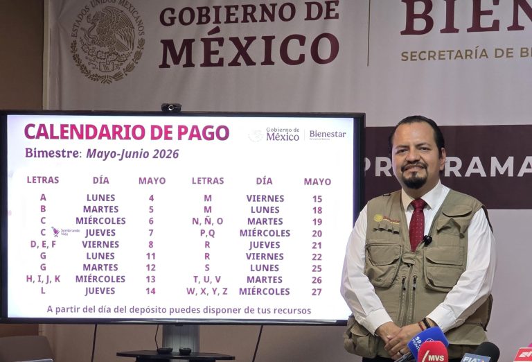 Anuncia Secretaría de Bienestar pagos de pensiones
