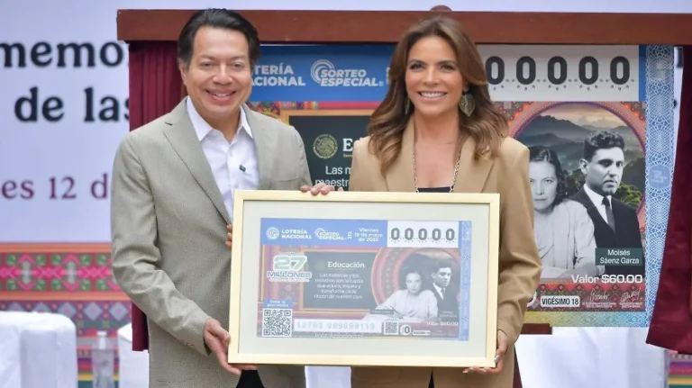 Tributo a la docencia: SEP y Lotería Nacional presentan billete conmemorativo por el Día del Maestro
