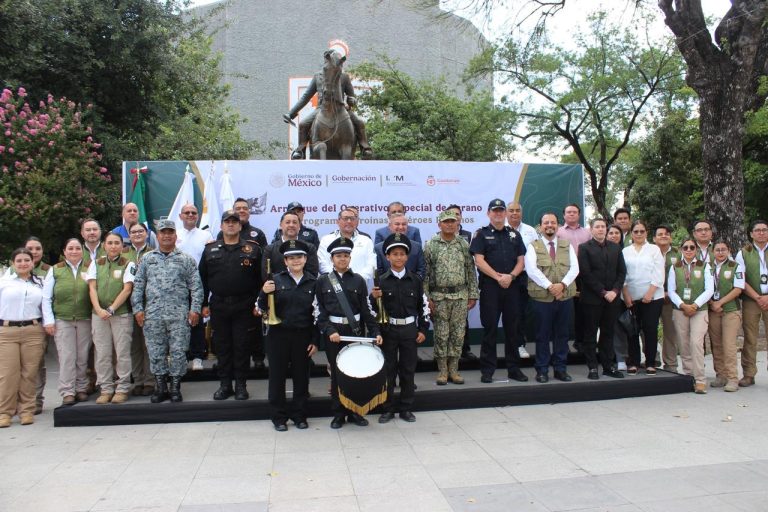 Dan banderazo de arranque al Operativo Verano 2026 del programa “Heroínas y Héroes Paisanos” en Nuevo León